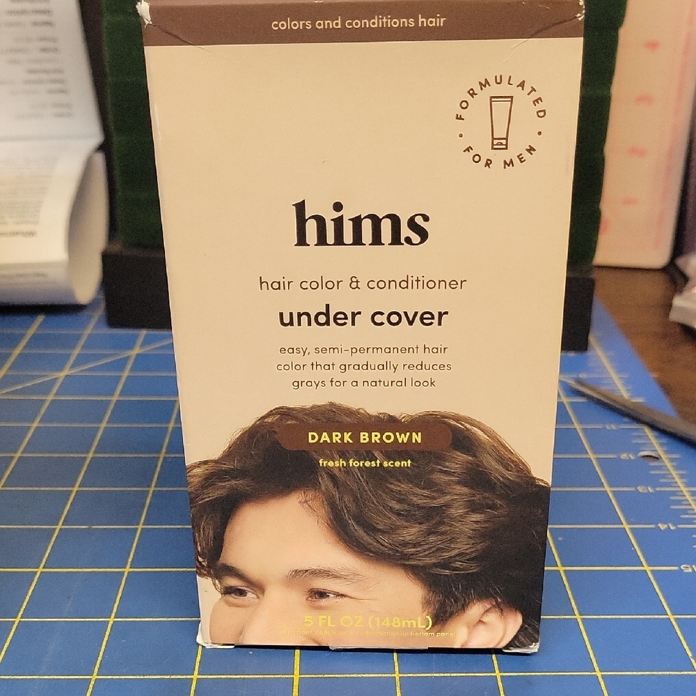 Hims Hair Color & Conditioner Under New Box - DARK BROWN
